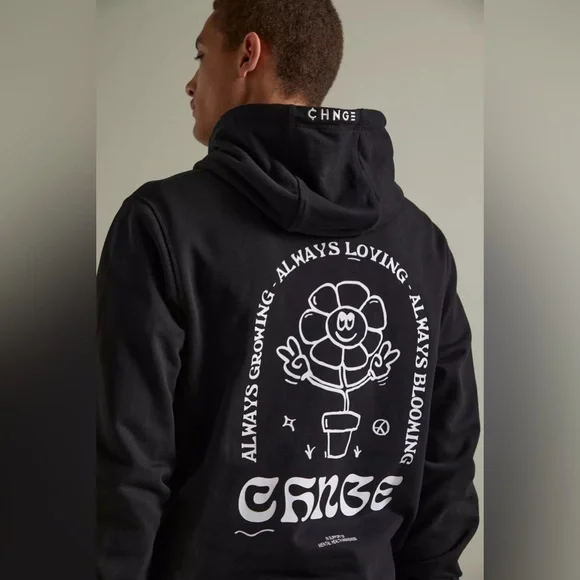 CHNGE “Always” Hoodie Sweatshirt – Black, Size L - Picture 2 of 12
